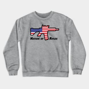 Nation Of Rifles (USA / United States Of America) Crewneck Sweatshirt